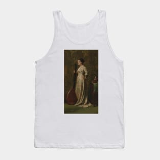 Girl With A Lute by Elihu Vedder Tank Top